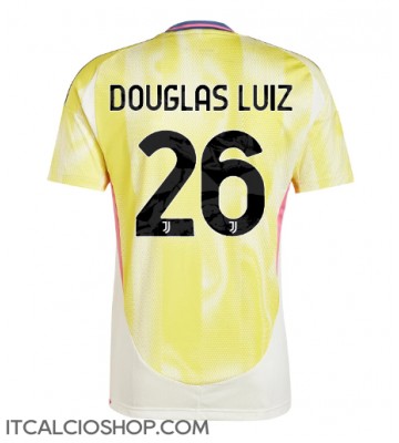 Juventus Douglas Luiz #26 Seconda Maglia 2024-25 Manica Corta